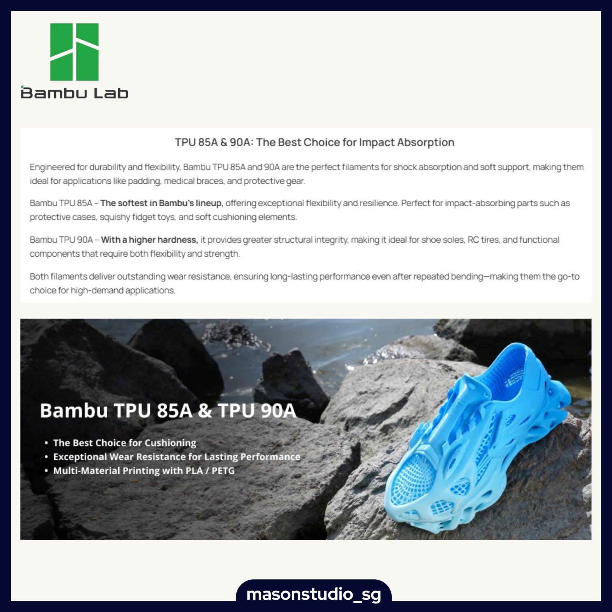 Bambu Lab TPU 85/90A